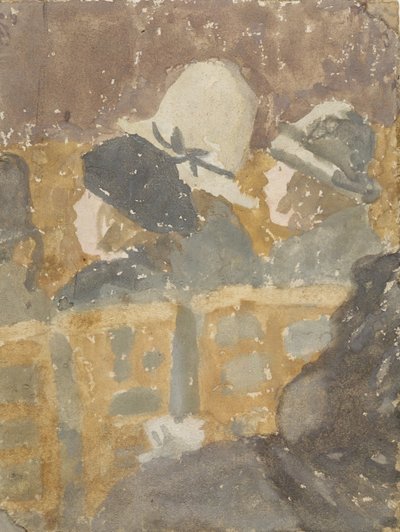 Mädchen in einer Kirche von Gwen John